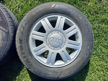 колесо ауди: Комплект из 4 колес Audi: литые диски с фирменными колпаками Audi и — 6