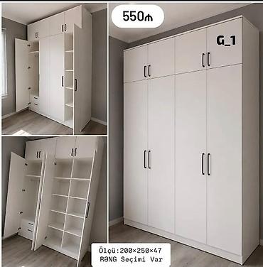 skaf kupe modelleri: Geniş tutumlu modul tipli paltar şkafı – model G_1 - Ölçü: 200×250×47 — 1