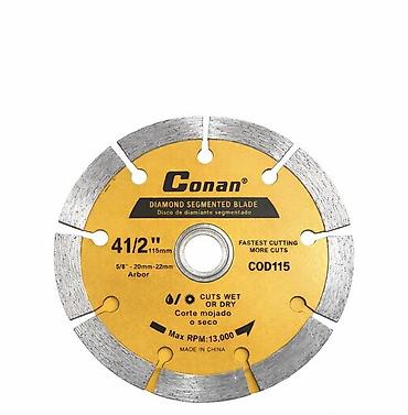 Kəsici disklər: Kəsici disk Conan 115 Xüsusiyyətlər Brend: Conan Tip: Kəsmə Təyinatı — 1