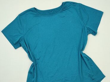 turkusowy t shirty damskie: T-shirt, 4XL (EU 48), condition - Good