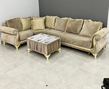 Mətbəx mebeli: Künc divan, İşlənmiş, Parça, Çatdırılma yoxdur