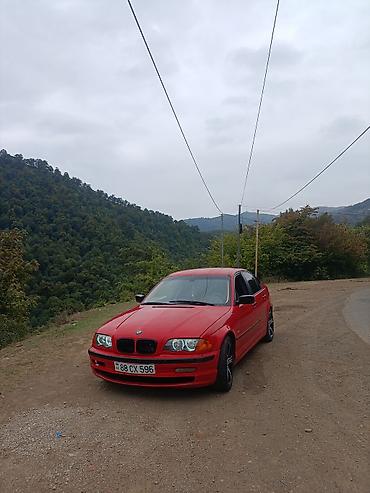BMW: Barter mümkündür BMW 3 Series E46, sedan, qırmızı rəng. - Kuzov: 4 — 9