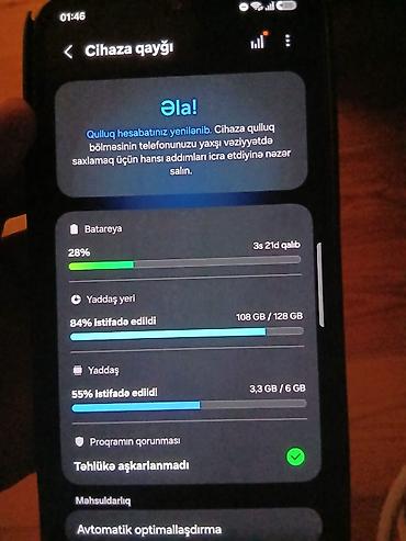 oyuncu telefon: Samsung Galaxy A52, 128 GB, rəng - Qara, Zəmanət, Barmaq izi, Face ID — 2