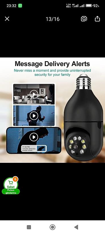 connect elaqe: Ağıllı təhlükəsizlik həlləri paketi 1) Smart Doorbell Camera – 35 AZN — 5