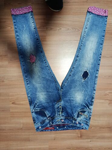 legend pantalone ženske: 30, Teksas, Spušteni struk, Baggy