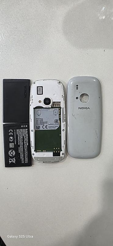 telf: Nokia 3310, < 2 GB Memory Capacity, rəng - Ağ, İki sim kartlı — 3
