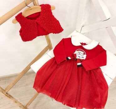 niwan donlari: Kid's Dress, rəng - Qırmızı