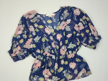 sukienki w kwiaty z bufiastymi rękawami: Блуза жіноча, M, стан - Дуже гарний