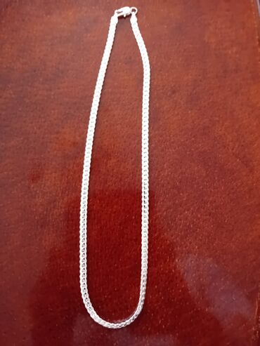 muške ogrlice: Chain, Material: Silver