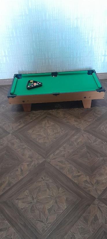 snooker table: Настольный мини-бильярд (пул). - Компактный бильярдный стол с зелёным — 3