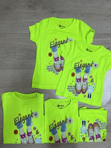 детская рубашка: Детский топ, рубашка, цвет - Зеленый, Новый