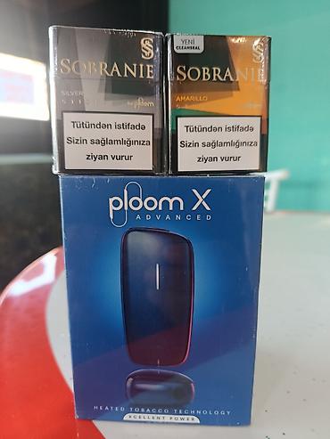 smoke pen 22: Ploom X Advanced isitdirilmiş tütün cihazı + Sobranie sticks (Silver — 1
