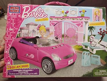 konstruktor maşınlar: Mega Bloks Barbie – Build ‘n Style dəsti - Model: 80223 - Yaş qrupu — 1