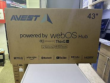 Телевизор AVEST 43" Smart TV (модель 43FHD77) на базе webOS Hub