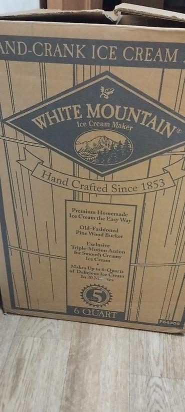 mountain: Мороженица White Mountain Ice Cream Maker, США, в упаковке — 4