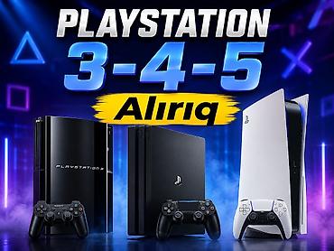 PlayStation 3/4/5 alışı və satışı - PlayStation 3, PlayStation 4 və