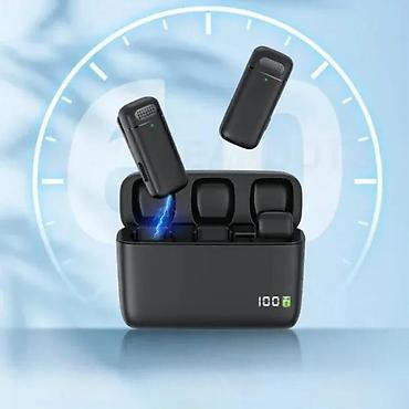 Mikrofoni: Set od dva bežična mikrofona tip C sa kutijom i prijemnikomT. Opis — 2