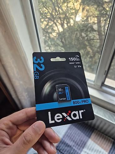 Lexar 800×pro kartlar 64gb v30 -55azn 32 gb - 35 azn sd kart mikro