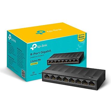 tp link 8 port: TP-Link LiteWave LS1008G – 8-Port Gigabit Desktop Switch - 8 ədəd — 1