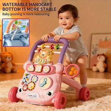 Guralice za bebe: Guralica za bebe Lav NOVO - ROZE ili PLAVA Guralica hodalica za bebe — 9