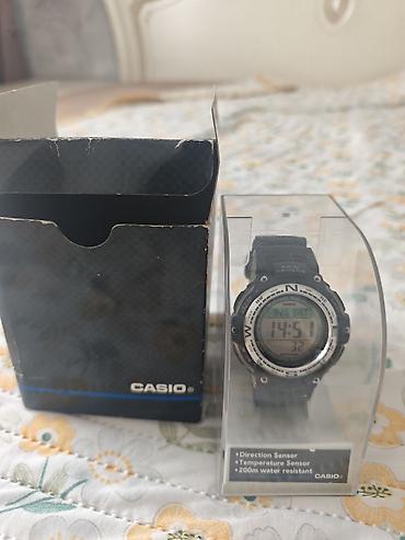 прогноз погоды: CASIO цифровые наручные часы с датчиком направления и температуры — 5