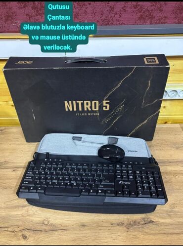 Video oyunlar və konsollar: Acer Nitro, 15.6 ", Intel Core i9, 512 GB