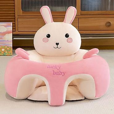 продать роблокс аккаунт: Мягкое детское кресло-подушка «Lucky Baby» в форме кролика. - — 1