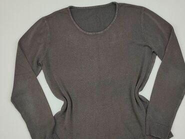 bluzki brązowe: Sweter, M, stan - Zadowalający