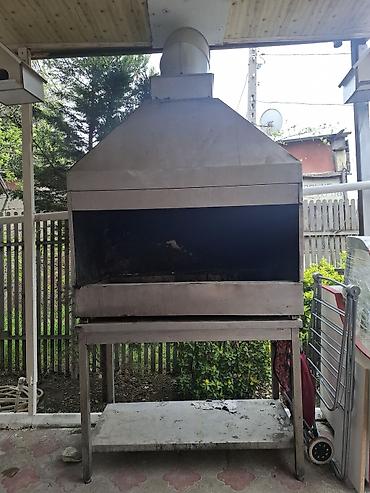 peçka soba: Sənaye tipli paslanmayan poladdan manqal/şiş kabab sobası və — 3