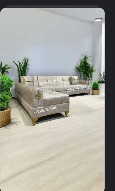 Sifarişlə divanlar: Künc divan, Qonaq otağı üçün, Parça, Bazasız, Açılan, Kitab — 30