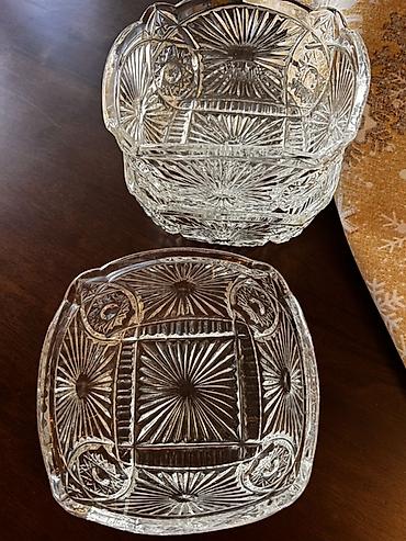 Наборы посуды: Различные наборы из гранёного хрусталя (ручная алмазная грань) — 5