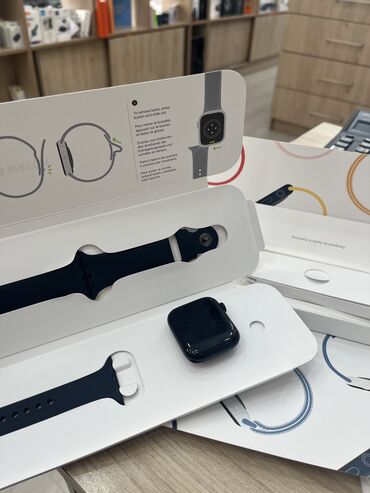 apple watch 6 qiymeti: İşlənmiş, Smart saat, Apple, Аnti-lost, rəng - Boz