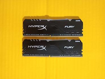 Оперативная память (RAM) для ПК: Оперативная память (RAM) для ПК, Б/у, Kingston Fury, 16 ГБ, DDR4, 3200 МГц — 1