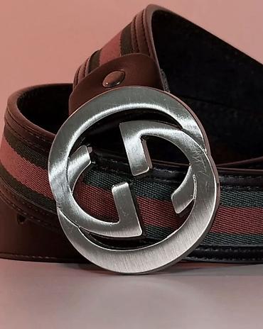 Ремни и пояса: Ремень, Gucci, Материал: Комбинированный материал, Мужские, Б/у — 3