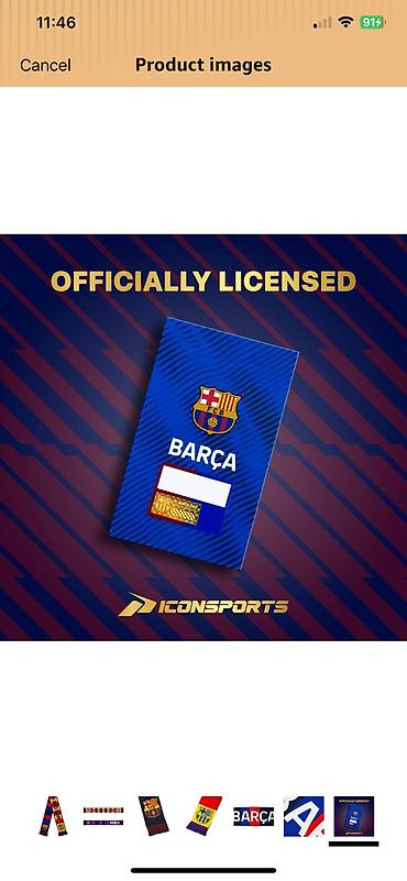 клубном: Шарф футбольного клуба Barcelona (Barça)произво - Официальная — 3
