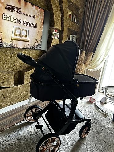 Araba-beşiklər: Kidilo uşaq arabası – beşik tipli - Marka/model: Kidilo - Rəng: Qara — 3