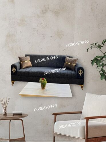 купить недорогой диван: Divan, Qonaq otağı üçün, Parça, Bazalı, Açılan