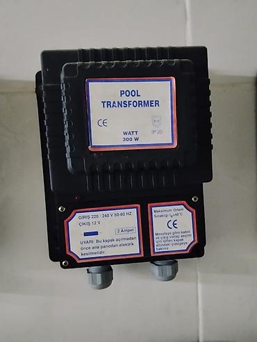 transformator satisi: Hovuz transformatoru – 300 W, IP20 Məqsəd: hovuz avadanlıqları və — 1