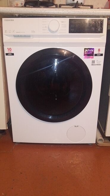 Paltaryuyan maşın Toshiba, 8 kq, Avtomat, Qurutmasız, Kredit yoxdur