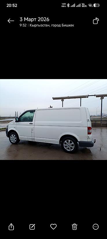 аренда камазов: Volkswagen Transporter: 2011 г., Механика, Фургон — 5