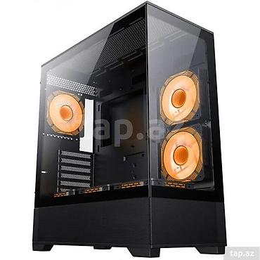 ventilator notebook: Gamemax Vista AB Black – Şəffaf Panel Gaming Korpus - Dizayn: Şəffaf — 1