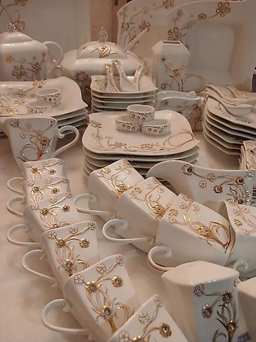 incil murebbesi: Nahar dəsti, rəng - Ağ, Farfor — 3