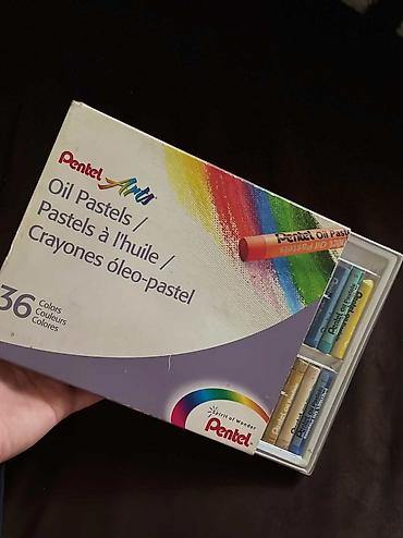 gilan pastellik parcalar: Pentel Arts yağlı pastellər – 36 rəngli dəst
1 dəfə istifadə edilib — 1
