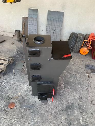 Оборудование для бизнеса: Бункер котел на 350 квадратов /печь длительного горения из стали — 8