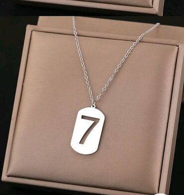 srebrni kais za haljinu: Lancic - Broj 7 - 316L Predivna ogrlica koja nikada ne bledi i ne gubi