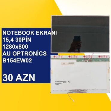Digər ehtiyat hissələri: Notebook Ekranları "15,4 30pin 1280x800" ⭐14,1 30pin qulaqsız 1280x800 — 2