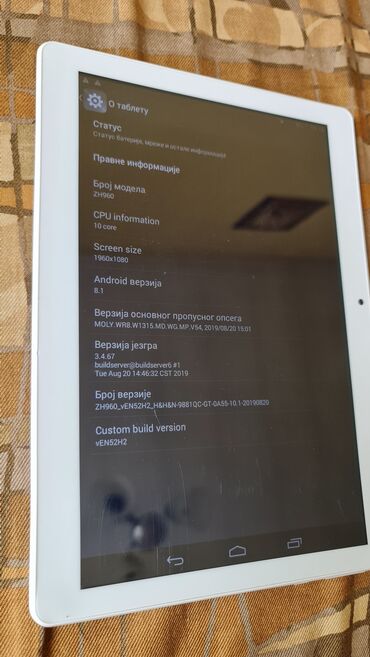 Tableti: Razni tableti,veliki 10 inca, kao novi su,svi sve rade,koga sta zanima — 5