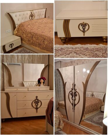 Divanlar: İkinəfərlik çarpayı, Dolab, Termo, 2 tumba, İşlənmiş
