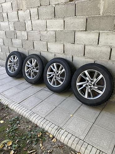грандеуо: Колеса в сборе 215 / 60 / R 16, Зима, Б/у, Комплект, Легковые, Литые, отверстий - 5 — 1