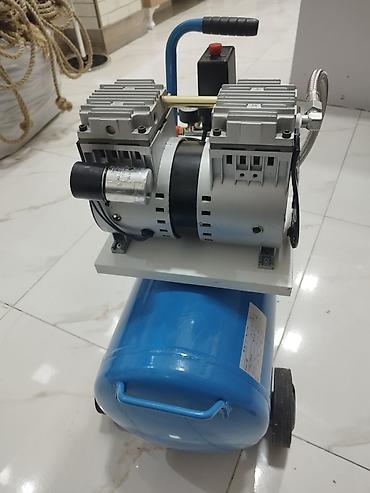 kompressor 50: Səssiz elektrik hava kompressoru – mobil, yağsız tip 25 litrlikdir — 2